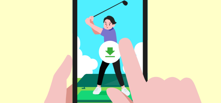 【モビゴル】好きな時間にリモートでレッスンができるゴルフアプリ
